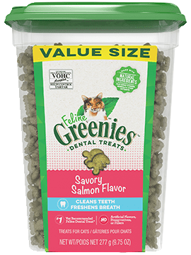 FELINE GREENIES™ Dental Treats Savory Salmon Flavor (9.7 oz)