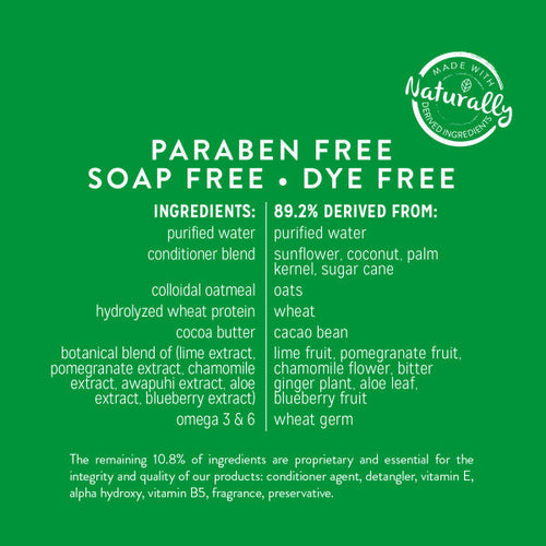 TropiClean Lime & Cocoa Butter Shed Control Conditioner for Pets (20 oz)