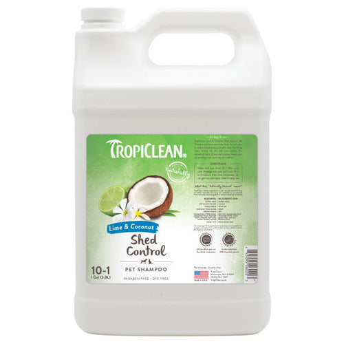 TropiClean Lime & Coconut Shed Control Shampoo for Pets (1 Gal)