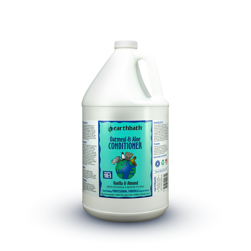 Earthbath Vanilla & Almond Oatmeal & Aloe Conditioner for Dogs and Cats (128 oz.)