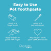 Oxyfresh Premium Pet Toothpaste - Best Way To Clean Pet Teeth & Remove Plaque with Finger Brush (1 Kit)