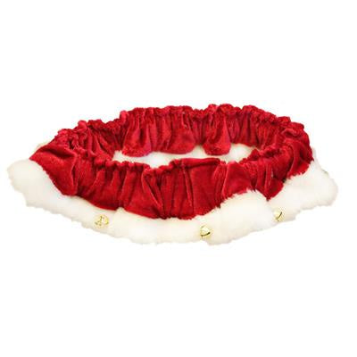 Huxley & Kent Holiday Scrunchy Santa Ruff Red (Small)