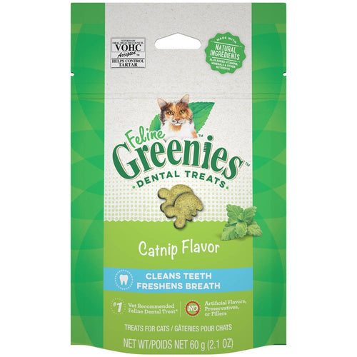 FELINE GREENIES™ Dental Treats Catnip Flavor (2.1 oz)
